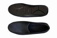 Mocassins masculinos de couro legítimo, estilo slip-on, elegantes e casuais, com design vintage retrô.