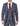Blazer masculino Marc Darcy xadrez azul, cinza e vermelho, estilo casual elegante, em tweed, corte slim.