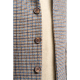Eddie - Sobretudo masculino em tweed de lã marrom-claro