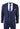 Terno masculino xadrez azul marinho de 3 peças vermelho Edinson Marc Darcy clássico vintage para casamento
