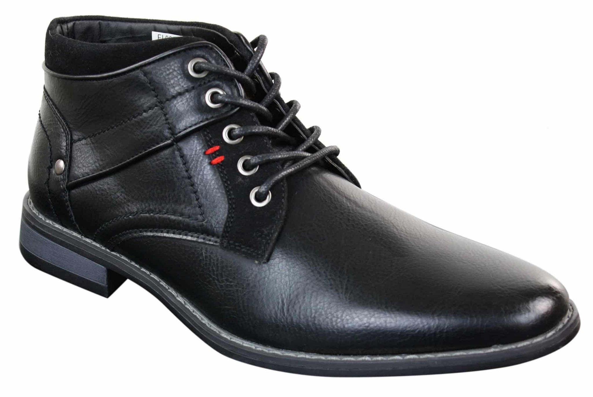 EL0603 - Botas Militares de Couro de Cano Curto Masculinas