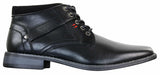 EL0603 - Botas Militares de Couro de Cano Curto Masculinas