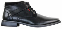 EL0603 - Botas Militares de Couro de Cano Curto Masculinas