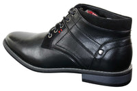 EL0603 - Botas Militares de Couro de Cano Curto Masculinas