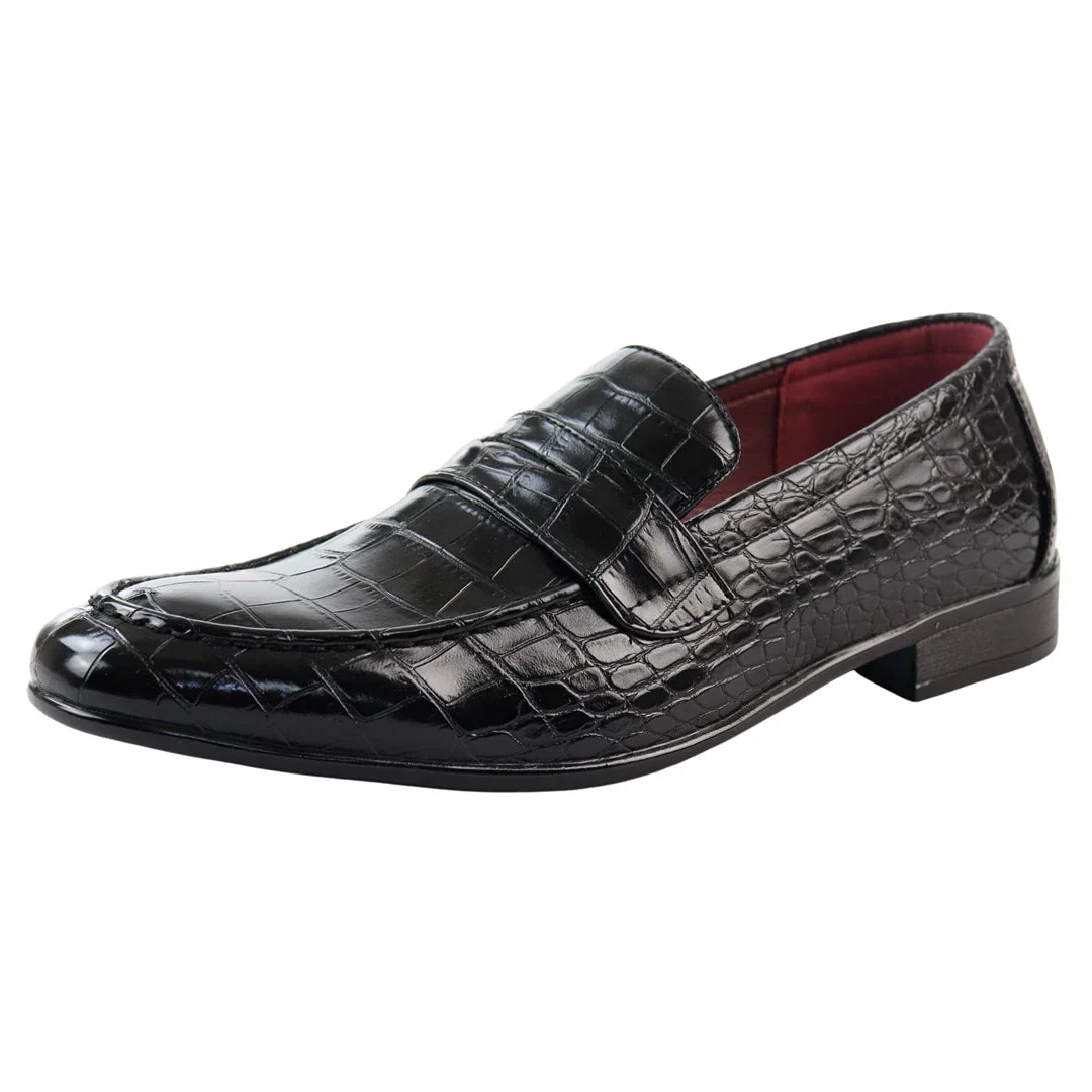 Mocassins pretos formais masculinos