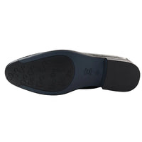 Mocassins sociais masculinos verdes sem fecho