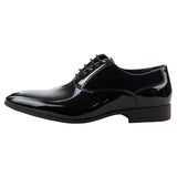 Sapatos Derby Masculinos Pretos com Cadarço