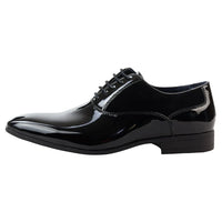Sapatos Derby Masculinos Pretos com Cadarço