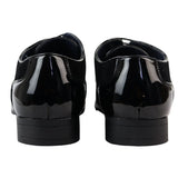 Sapatos Derby Masculinos Pretos com Cadarço