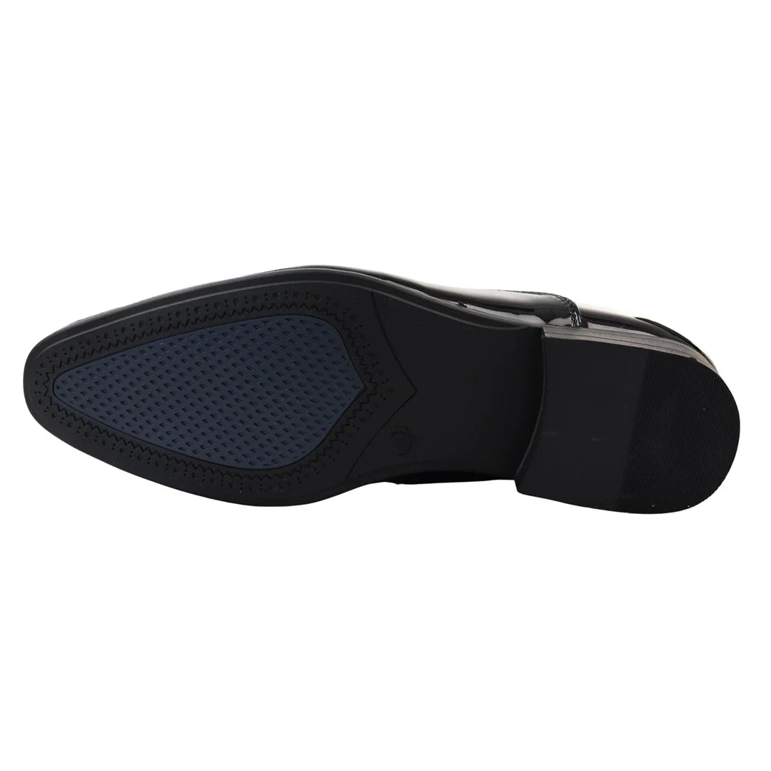 Sapatos Derby Masculinos Pretos com Cadarço
