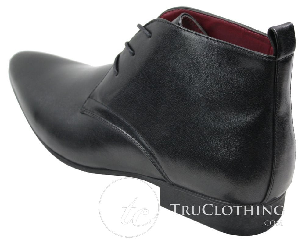 Botas masculinas de cano curto em couro preto e marrom, modelo slip-on, estilo italiano, para revendedor de queijo.