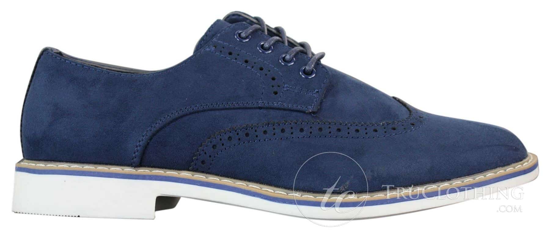 Elong EL0635 - Sapatos Brogue Masculinos Elegantes em Camurça e Couro Nobuck para um Estilo Casual Elegante