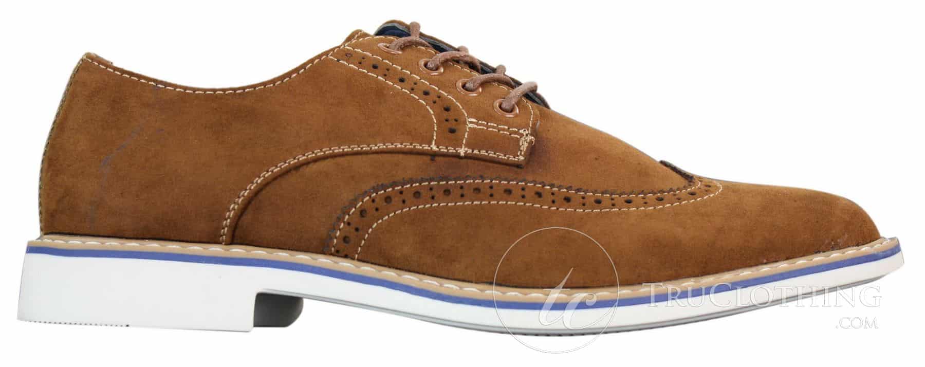 Elong EL0635 - Sapatos Brogue Masculinos Elegantes em Camurça e Couro Nobuck para um Estilo Casual Elegante
