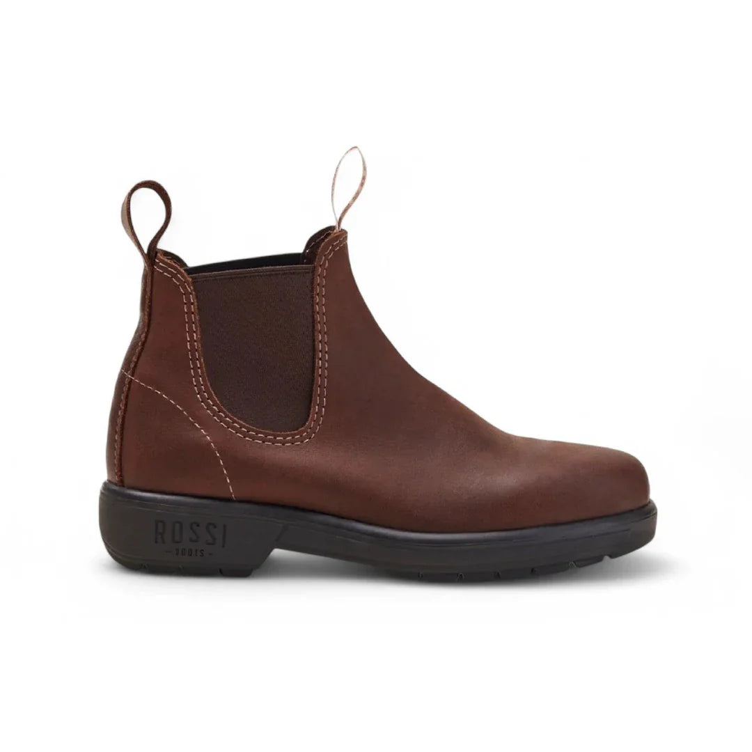 Endura 303 - Botas Chelsea em Couro Marrom Redwood
