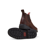 Endura 303 - Botas Chelsea em Couro Marrom Redwood
