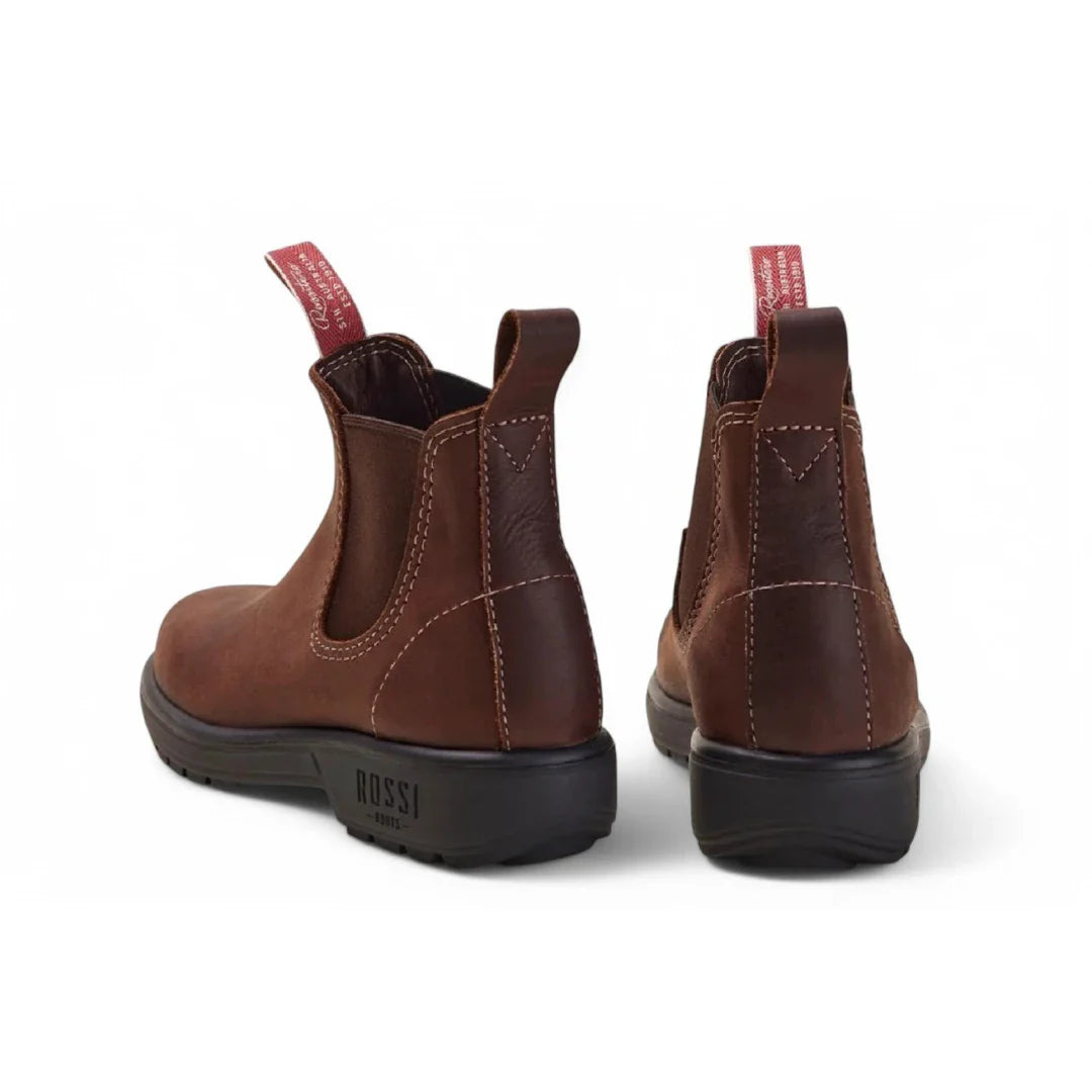 Endura 303 - Botas Chelsea em Couro Marrom Redwood