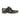 Everett - Sapatos Derby Masculinos em Couro Preto Polido com Biqueira Reta