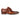 Everett - Sapatos Derby Masculinos em Couro Marrom Polido com Biqueira Reta