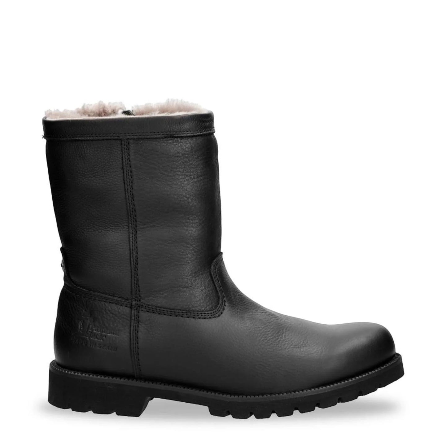 Fedro Igloo C3 - Botas de cano curto impermeáveis em couro preto para homem