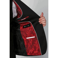 Blazer Ford masculino preto com lapela xale