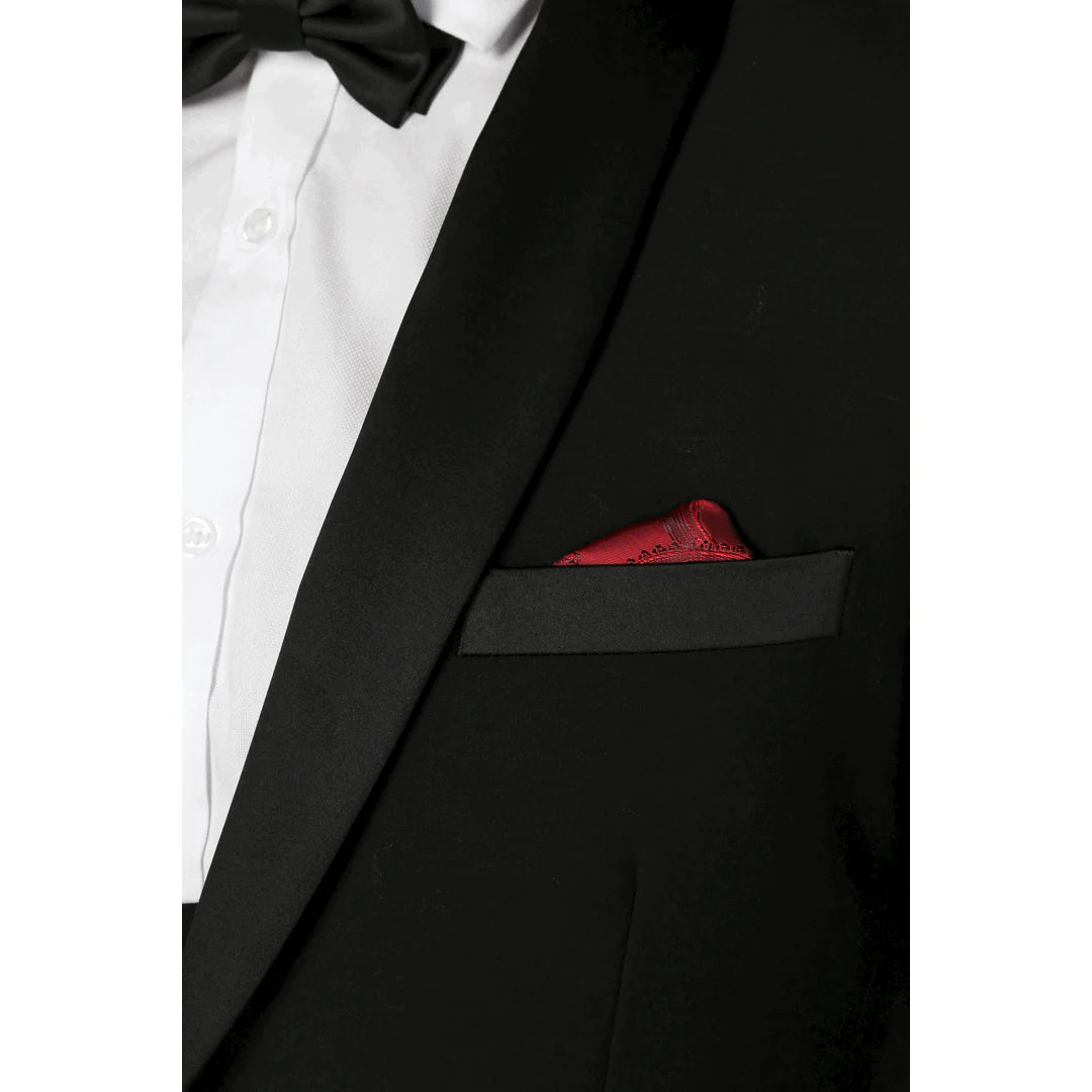 Blazer Ford masculino preto com lapela xale
