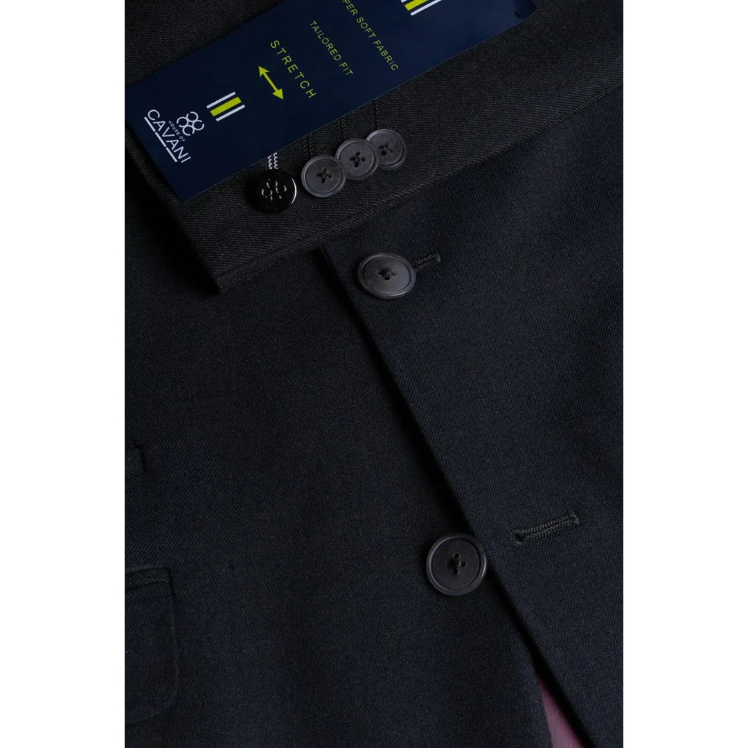 Furious - Blazer formal masculino verde-oliva escuro