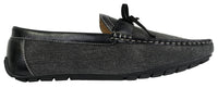Sapatos Mocassim Masculinos Slip On em Couro e Jeans com Cadarço, Elegantes e Casuais, em Tons de Bege Italiano e Azul Marinho.