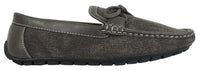 Sapatos Mocassim Masculinos Slip On em Couro e Jeans com Cadarço, Elegantes e Casuais, em Tons de Bege Italiano e Azul Marinho.