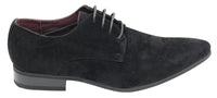 Sapatos masculinos casuais elegantes de camurça com cadarço, nas cores vermelho, verde, preto e cinza, estilo italiano.