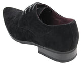 Sapatos masculinos casuais elegantes de camurça com cadarço, nas cores vermelho, verde, preto e cinza, estilo italiano.