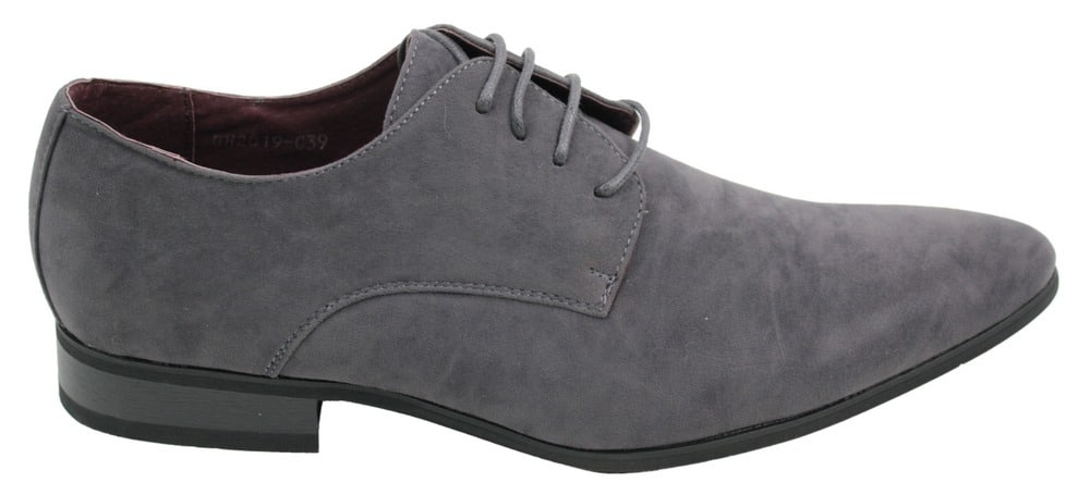 Sapatos masculinos casuais elegantes de camurça com cadarço, nas cores vermelho, verde, preto e cinza, estilo italiano.