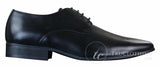 Galax GH2019 - Sapato Masculino Casual Elegante de Couro com Cadarço e Bico Fino, Ideal para Casamento, Formatura e Escritório. Clássico
