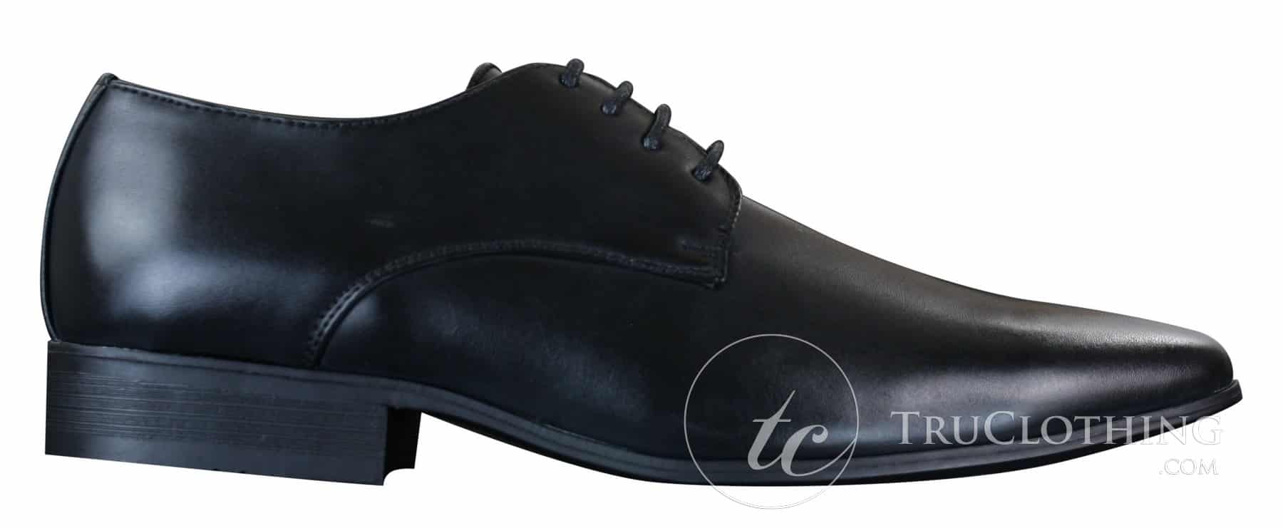 Galax GH2019 - Sapato Masculino Casual Elegante de Couro com Cadarço e Bico Fino, Ideal para Casamento, Formatura e Escritório. Clássico