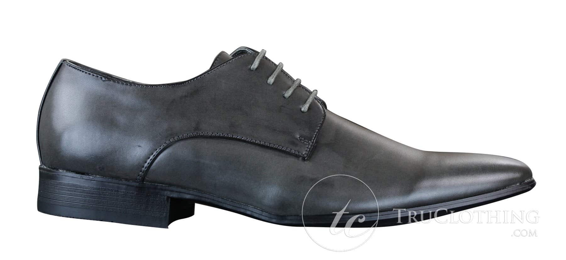 Galax GH2019 - Sapato Masculino Casual Elegante de Couro com Cadarço e Bico Fino, Ideal para Casamento, Formatura e Escritório. Clássico