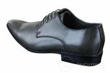 Galax GH2019 - Sapato Masculino Casual Elegante de Couro com Cadarço e Bico Fino, Ideal para Casamento, Formatura e Escritório. Clássico