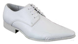Galax GH2019 - Sapato Masculino Casual Elegante de Couro com Cadarço e Bico Fino, Ideal para Casamento, Formatura e Escritório. Clássico