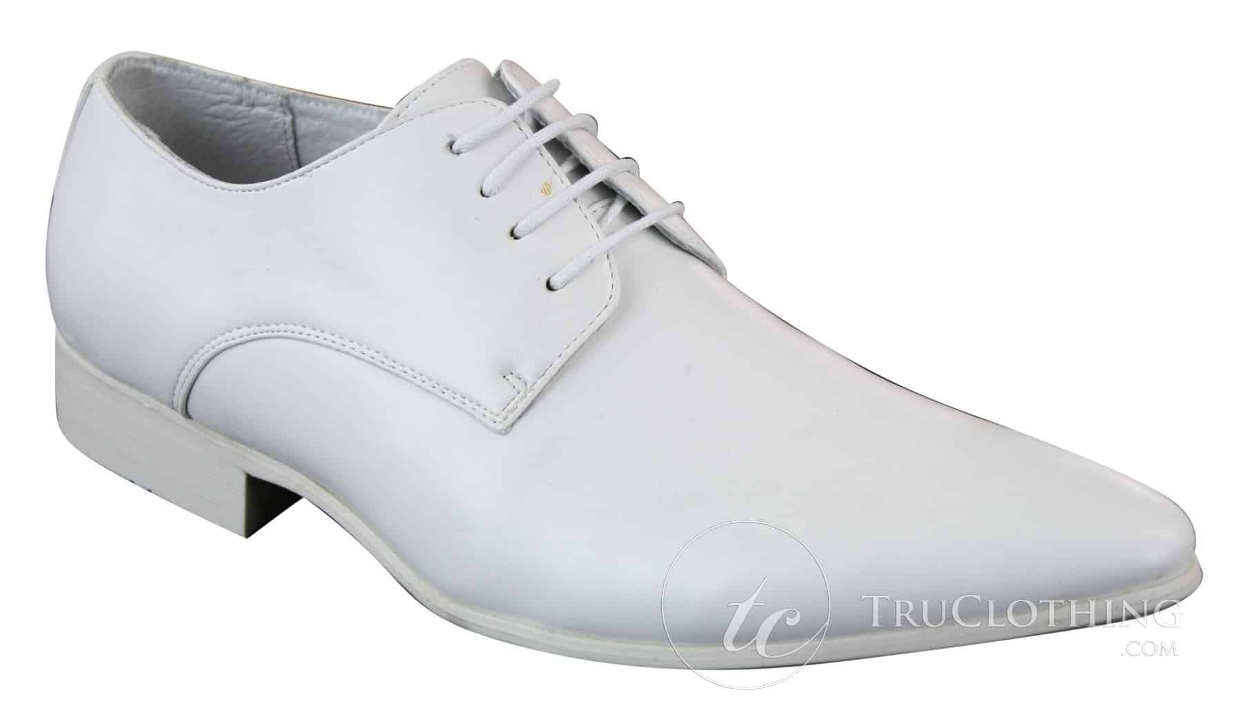 Galax GH2019 - Sapato Masculino Casual Elegante de Couro com Cadarço e Bico Fino, Ideal para Casamento, Formatura e Escritório. Clássico