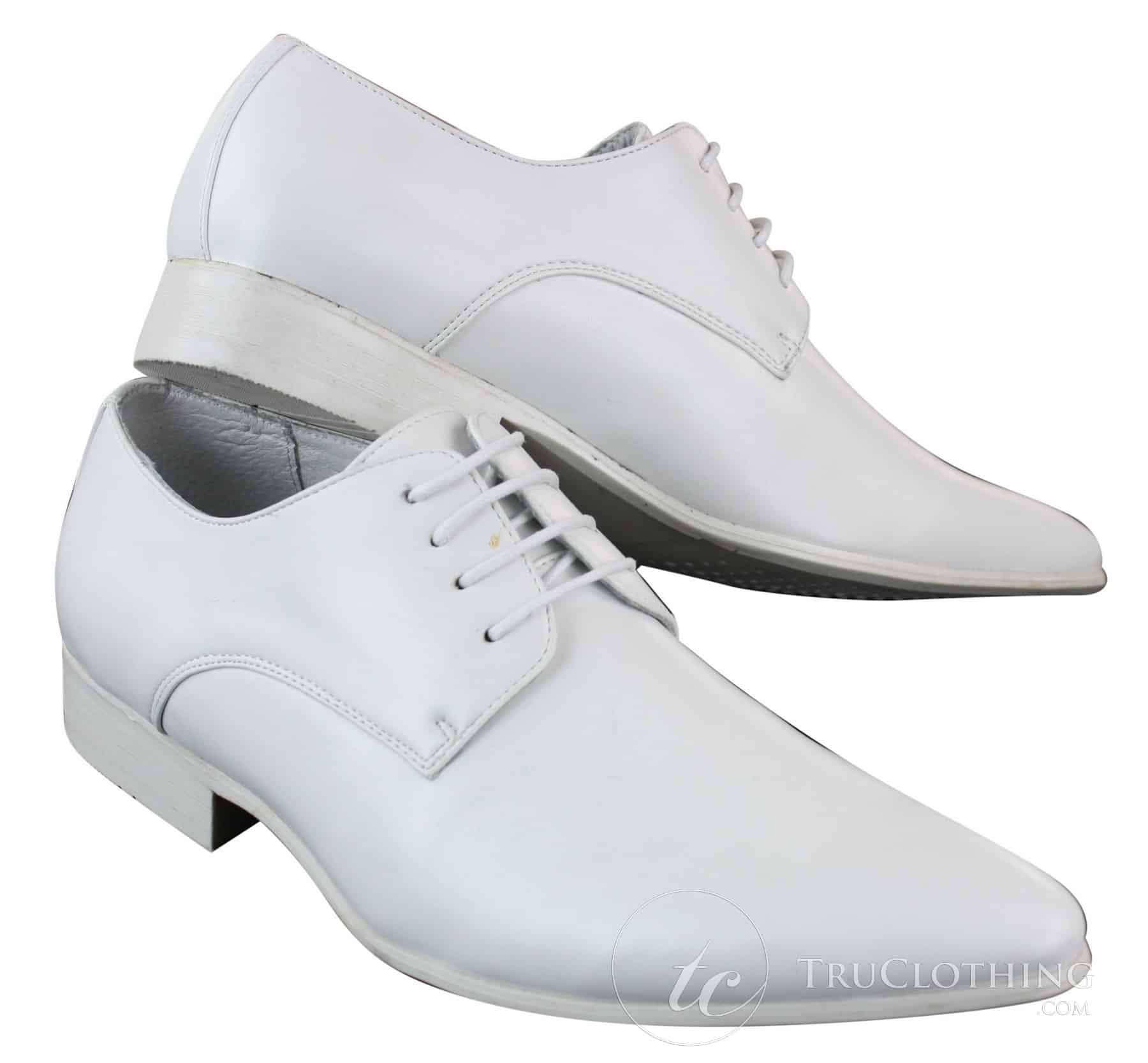 Galax GH2019 - Sapato Masculino Casual Elegante de Couro com Cadarço e Bico Fino, Ideal para Casamento, Formatura e Escritório. Clássico