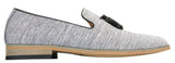 Galax GH3126 - Mocassins masculinos de condução com borla, estilo slip-on, leves e elegantes, nas cores preto e azul, estilo italiano.