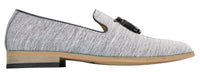 Galax GH3126 - Mocassins masculinos de condução com borla, estilo slip-on, leves e elegantes, nas cores preto e azul, estilo italiano.