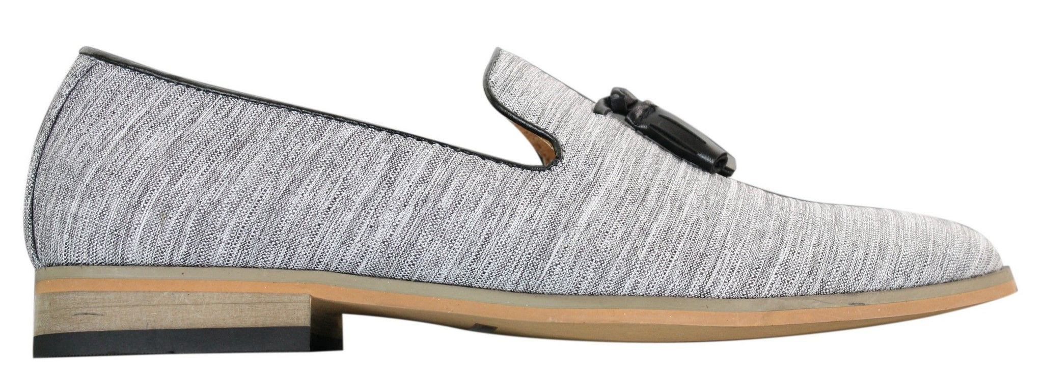 Galax GH3126 - Mocassins masculinos de condução com borla, estilo slip-on, leves e elegantes, nas cores preto e azul, estilo italiano.