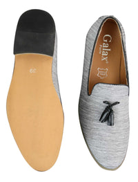 Galax GH3126 - Mocassins masculinos de condução com borla, estilo slip-on, leves e elegantes, nas cores preto e azul, estilo italiano.
