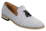 Galax GH3126 - Mocassins masculinos de condução com borla, estilo slip-on, leves e elegantes, nas cores preto e azul, estilo italiano.