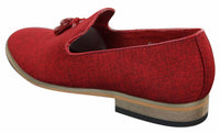 Galax GH3126 - Mocassins masculinos de condução com borla, estilo slip-on, leves e elegantes, nas cores preto e azul, estilo italiano.