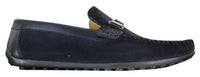 Galax ZD71 - Mocassim Masculino de Camurça PU com Fivela para Dirigir