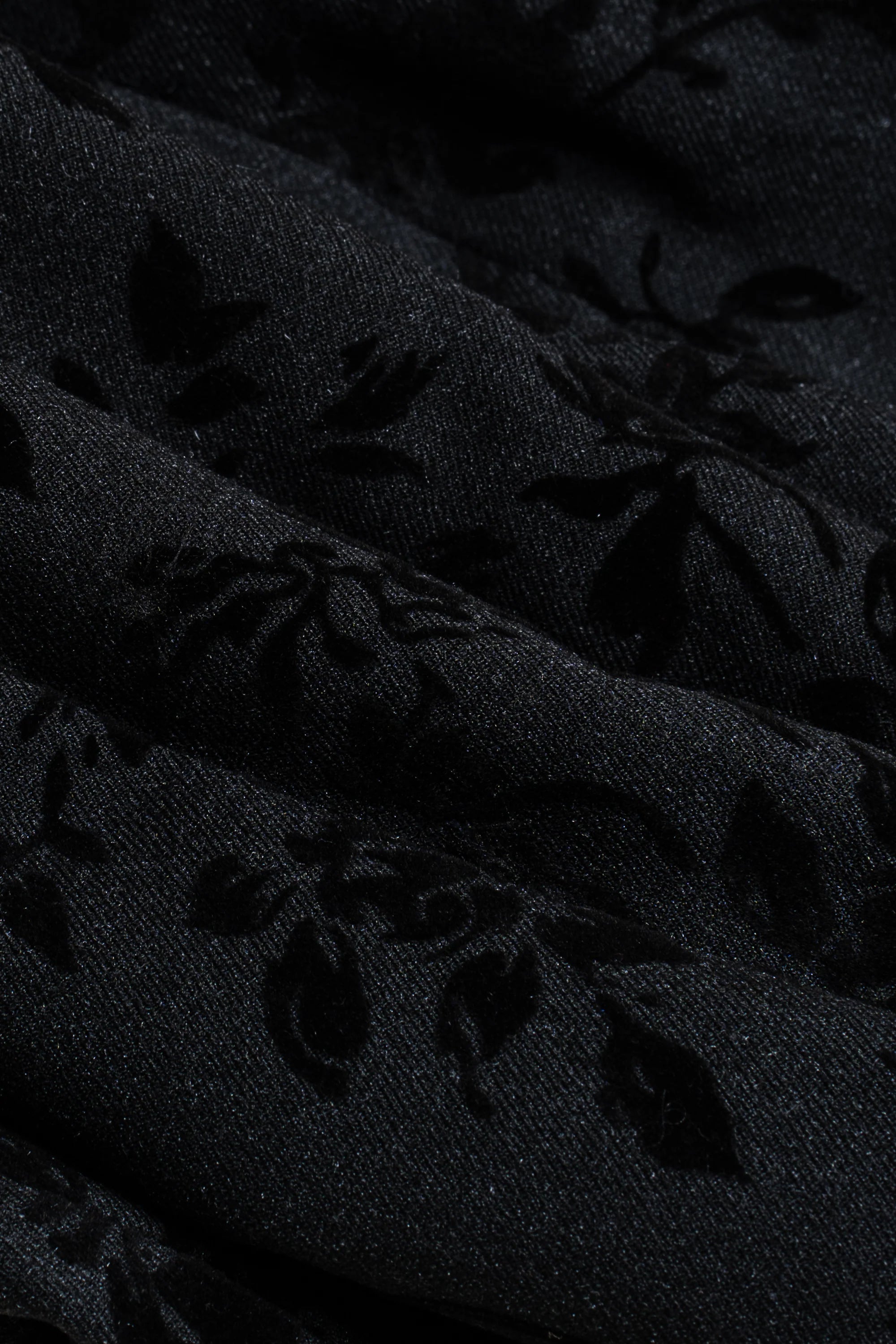 Terno masculino preto de veludo com estampa paisley, 3 peças
