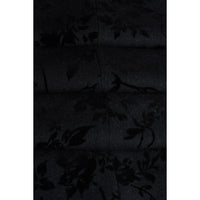 Georgi - Colete masculino preto com estampa floral