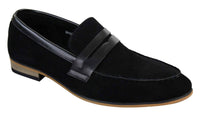 Mocassins masculinos de camurça, estilo mocassim, elegantes e casuais, de designer italiano.