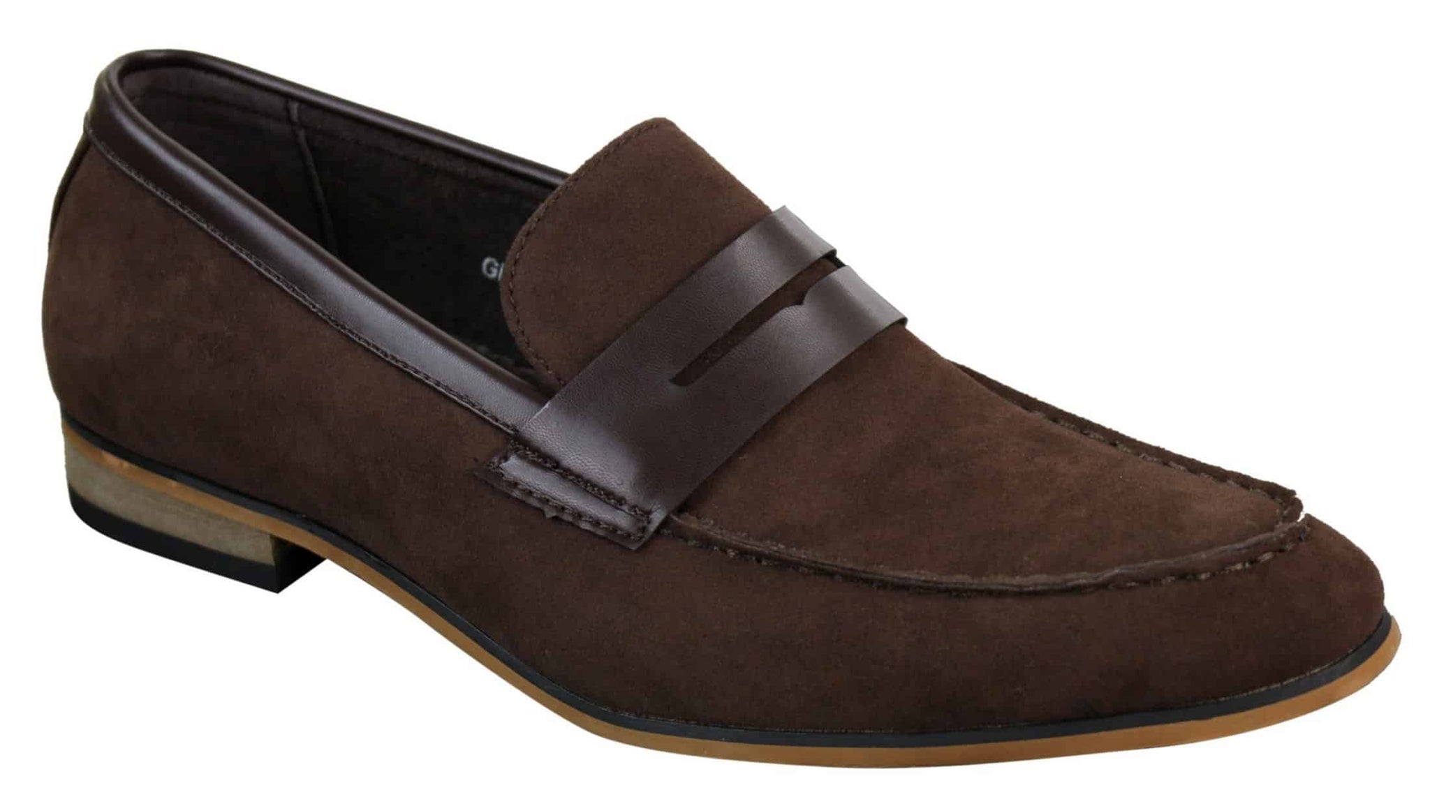 Mocassins masculinos de camurça, estilo mocassim, elegantes e casuais, de designer italiano.