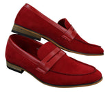 Mocassins masculinos de camurça, estilo mocassim, elegantes e casuais, de designer italiano.